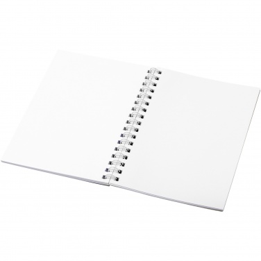 Logotrade Werbegeschenke das Foto: Desk-Mate® A6 Notizbuch mit Kunststoff Cover und Spiralbindung