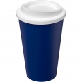 Americano® Eco 350 ml recycelter Becher, Blau / Weiß