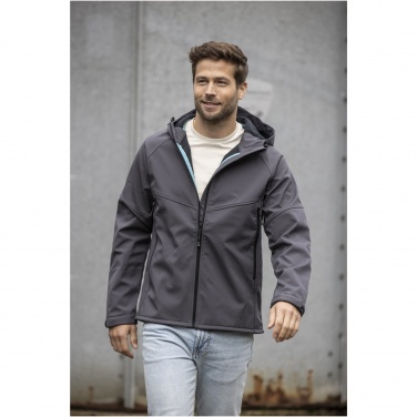 Logotrade Firmengeschenke das Foto: Coltan Softshelljacke aus recyceltem Material für Herren