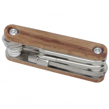 Logotrade Firmengeschenke das Foto: Fixie Fahrrad Multitool aus Holz