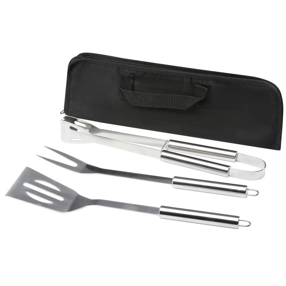 Logotrade Werbegeschenke das Foto: Barcabo 3-teiliges Grillset