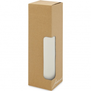 Logotrade Werbeartikel das Foto: Lumi 300 ml Keramikbecher mit Bambusdeckel