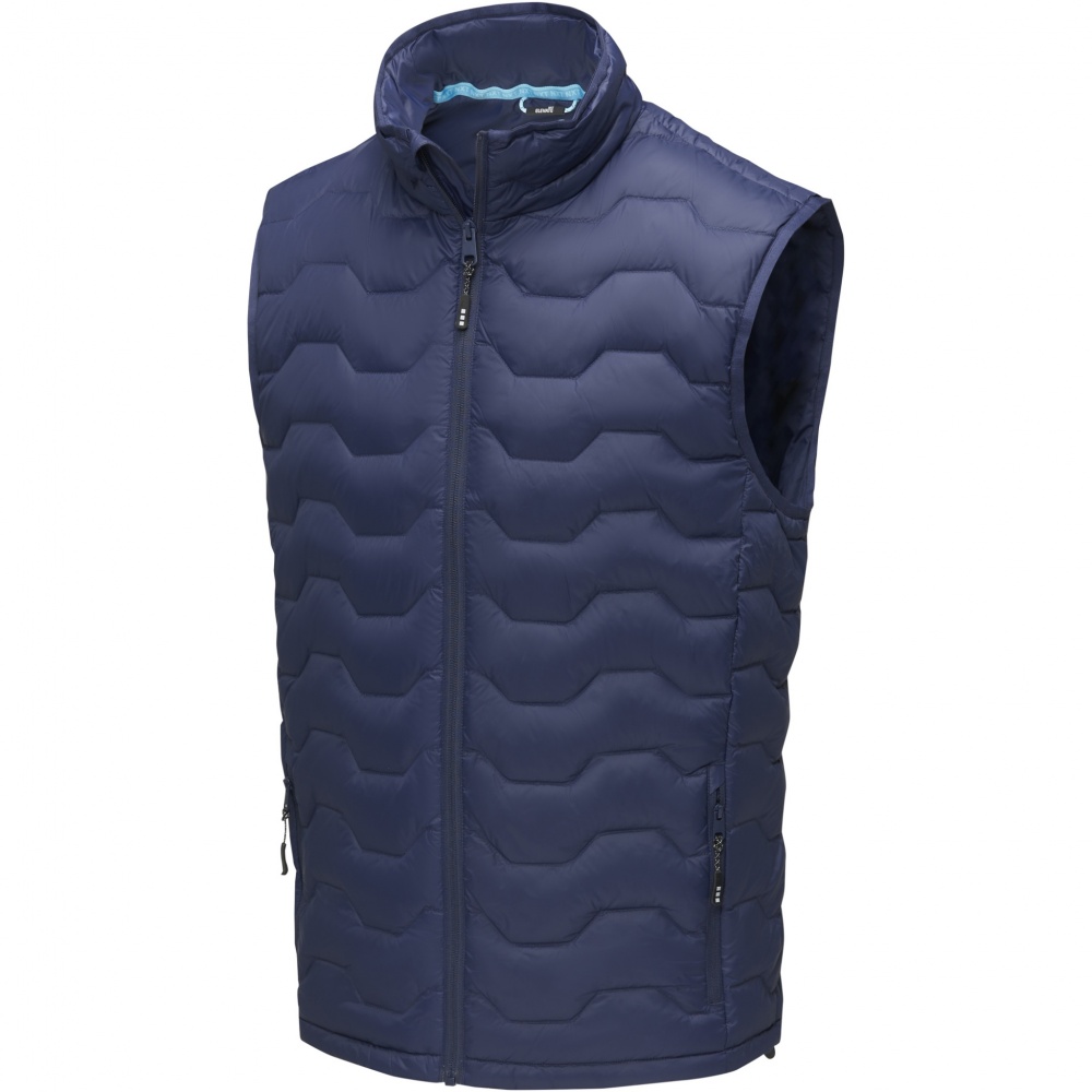 Logotrade Geschäftsgeschenke das Foto: Epidote Daunen-Bodywarmer aus recyceltem Material für Herren
