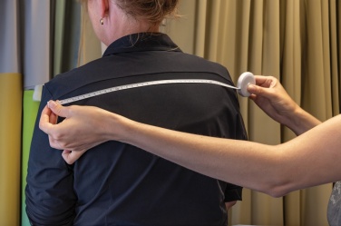 Logotrade Werbeartikel das Foto: Schneiderband aus RCS recyceltem Kunststoff