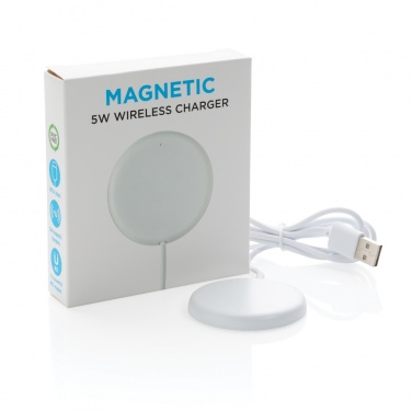 Logotrade Geschäftsgeschenke das Foto: 5W magnetischer Wireless Charger