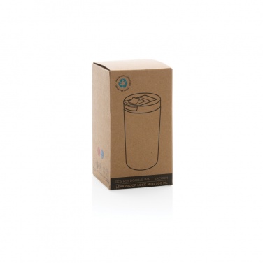 Logotrade Logogeschenke das Foto: Doppelwandiger Vakuum-Becher aus RCS recyceltem SS