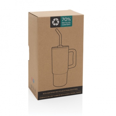 Logotrade Logogeschenke das Foto: Embrace Deluxe Becher aus RCS recyceltem Edelstahl 900ml