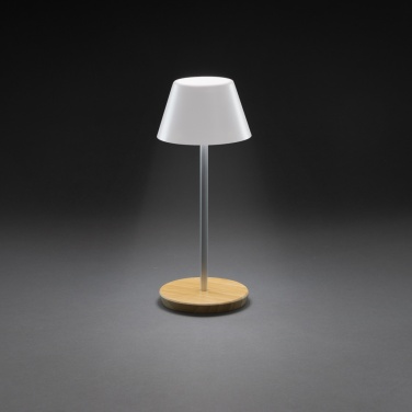 Logotrade Werbegeschenke das Foto: Pure Glow USB-Tischleuchte aus RCS recyceltem Kunststoff