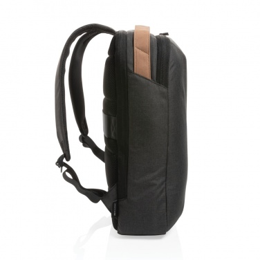 Logotrade Werbeartikel das Foto: Impact AWARE™ 300D Two-Tone Deluxe 15.6" Laptop-Rucksack