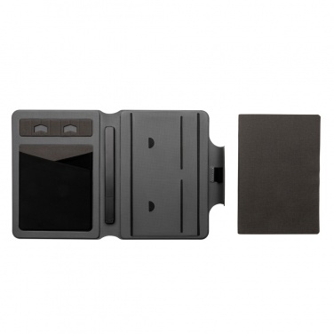 Logotrade Geschäftsgeschenke das Foto: Artic magnetisches 10W Wireless Charging Notizbuch