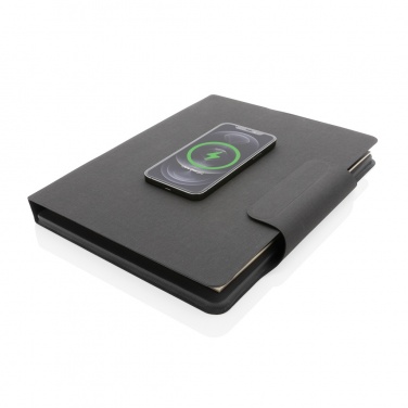 Logotrade Werbegeschenke das Foto: Artic magnetisches 10W Wireless Charging A4 Portfolio