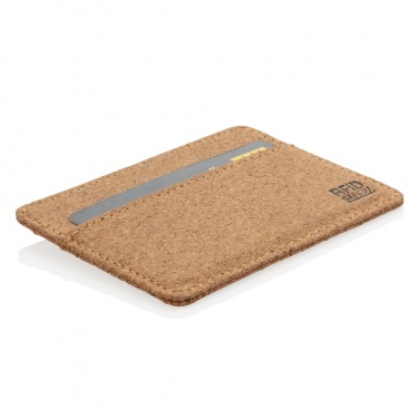 Logotrade Werbeartikel das Foto: Kork RFID Slim-Wallet