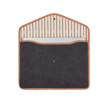 Logotrade Logogeschenke das Foto: VINGA Bosler 16" Laptop-Tasche aus GRS recyceltem Canvas