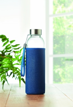 Logotrade Logogeschenke das Foto: Trinkflasche Glas 500ml
