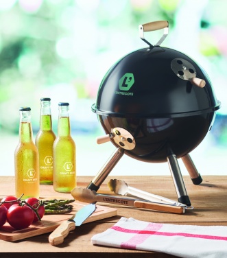 Logotrade Geschäftsgeschenke das Foto: Grillzange Edelstahl