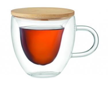 Logotrade Geschäftsgeschenke das Foto: Doppelwandiges Borosilikatglas