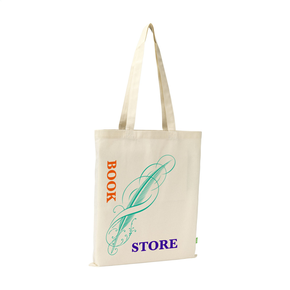 Logotrade Firmengeschenke das Foto: Shopper-Tasche aus Bio-Baumwolle GOTS (140 g/m²)