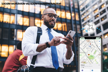 Logotrade Firmengeschenke das Foto: Findcard RCS rABS Karte mit weltweiter Ortung