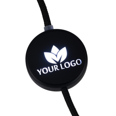Logotrade Werbegeschenke das Foto: Kabel 4in1 mit beleuchtetem Logo - LH-ZM02