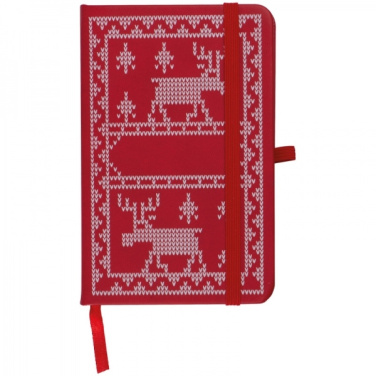 Logotrade Logogeschenke das Foto: A6-Notizbuch mit Weihnachtsmotiv