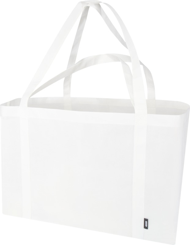 Logotrade werbemittel das Foto: Jumbo Extra große Tragetasche aus recyceltem GRS Non Woven 65 L