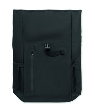 Logotrade Firmengeschenke das Foto: Rolltop-Rucksack 600D RPET