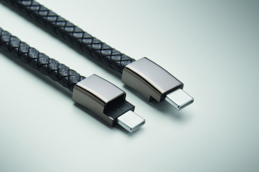 Logotrade Firmengeschenke das Foto: 60W Flecht-Armband-Ladekabel