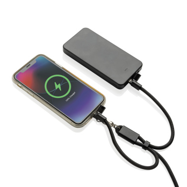 Logotrade Geschäftsgeschenke das Foto: LoopAmp 60W Handgelenksband für Smartphones aus RCS rPET