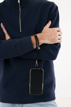 Logotrade Logogeschenke das Foto: CarryLoop verstellbares Handy-Armband aus RCS rec. PET