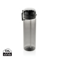 Sip'nLock RCS rPET auslaufsichere Sport-Trinkflasche 800ml, Schwarz