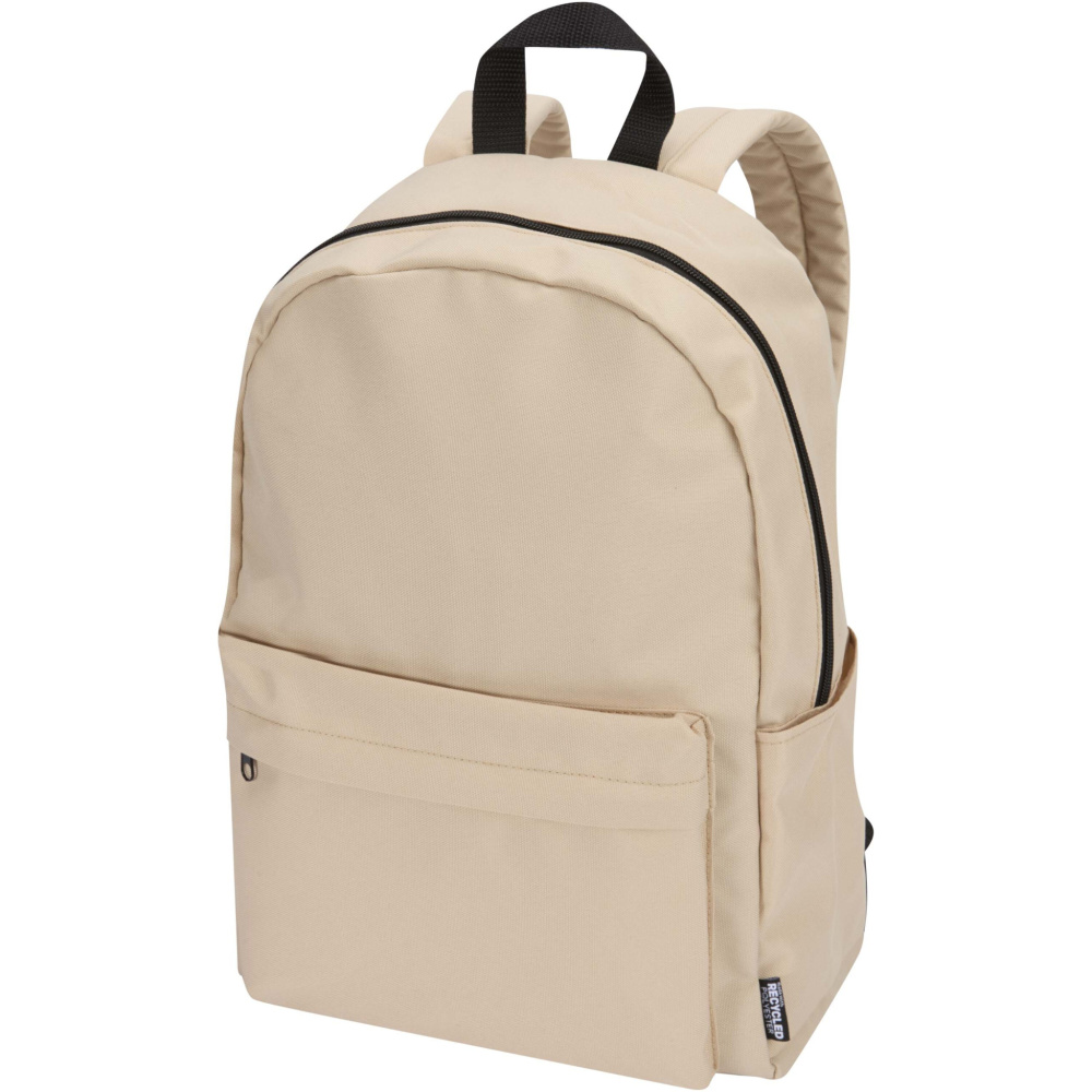 Logotrade Werbeartikel das Foto: Byron 14" GRS-recycelter City Laptop Rucksack 14 L