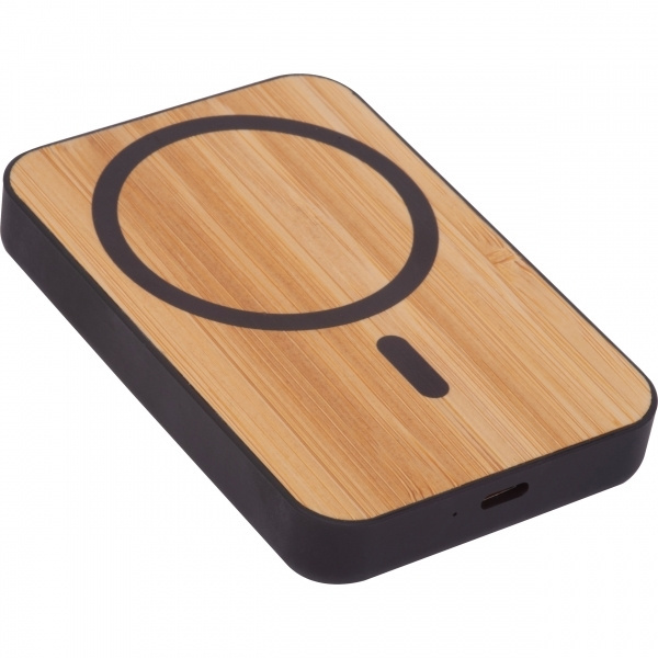 Logotrade Werbeartikel das Foto: Kabellose Powerbank 5 000 mAh CAIRO