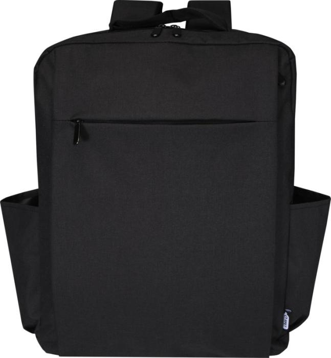 Logotrade Werbeartikel das Foto: Libra 15" Laptop-Rucksack aus recyceltem GRS-Material 15 L