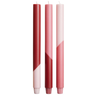 Logotrade Werbeartikel das Foto: Originalhome Eden Diagonale Kerzen – 3er-Set