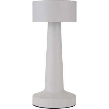 Logotrade Geschäftsgeschenke das Foto: Aludra Wiederaufladbare dimmbare Tischlampe mit 3 Lichtmodi