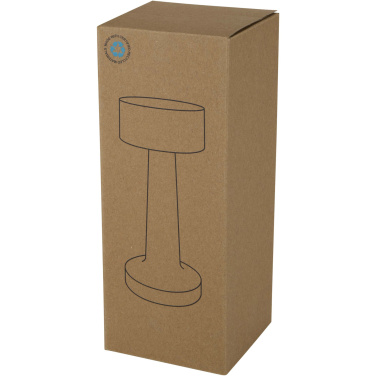 Logotrade Geschäftsgeschenke das Foto: Aludra Wiederaufladbare dimmbare Tischlampe mit 3 Lichtmodi