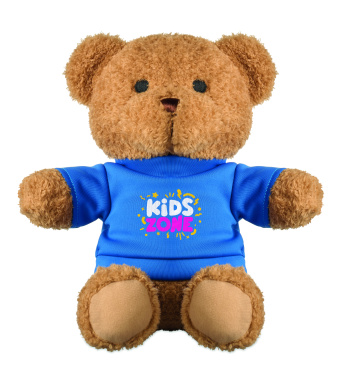Logotrade Werbegeschenke das Foto: Teddybär mit T-Shirt 23cm