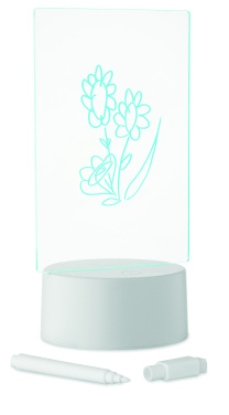 Logotrade Werbegeschenke das Foto: Memoboard mit LED-Beleuchtung