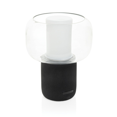 Logotrade Geschäftsgeschenke das Foto: Lux 10W Lautsprecherlampe aus RCS recyceltem Kunststoff