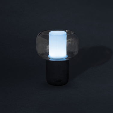 Logotrade Werbegeschenke das Foto: Lux 10W Lautsprecherlampe aus RCS recyceltem Kunststoff