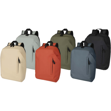 Logotrade Werbeartikel das Foto: Resi Plus 15" GRS recycelter diebstahlsicherer Rucksack 18L