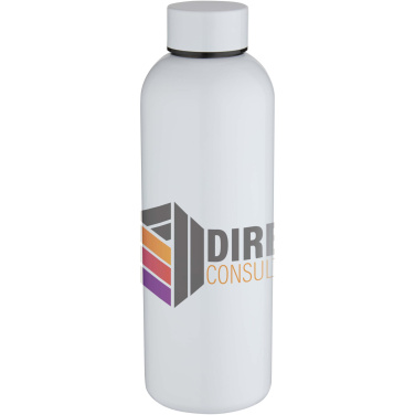 Logotrade werbemittel das Foto: Spring 750 ml RCS-zertifizierte einwandige Sublimation Trinkflasche aus recyceltem Edelstahl