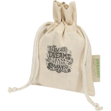 Logotrade werbemittel das Foto: Odisha 140 g/m² OCS Bio-Geschenktasche – 15 × 10 cm