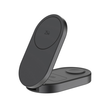 Logotrade Logogeschenke das Foto: Quantum Ultra-Fast 3-in-1 25W faltbarer Wireless Charger