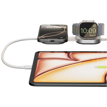 Logotrade Geschäftsgeschenke das Foto: Zens Pro 3 140 W, USB-C, 3 in 1 Ladekabel