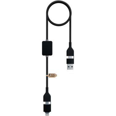 Logotrade Firmengeschenke das Foto: SCX.design C32 60W Ladekabel mit Schalter und Leuchtlogo