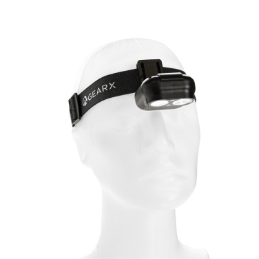 Logotrade Werbegeschenke das Foto: Gear X Stirnlampe mit Bewegungssensor aus RCS rec. ABS