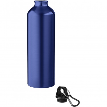 Logo trade promotional giveaways picture of: Oregon 770 ml aluminium water bottle with carabiner