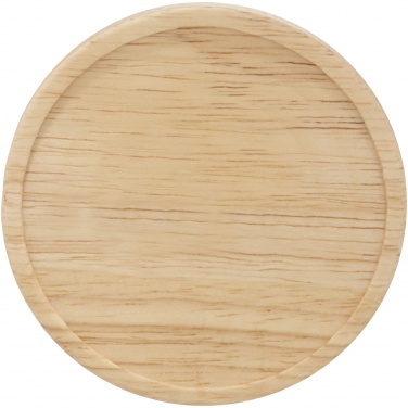 Logotrade promotional item picture of: Hearth 400 ml ceramic mug with wooden coaster