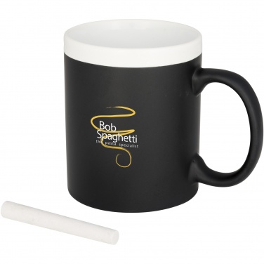 Logotrade promotional product image of: Chalk-write 330 ml ceramic mug